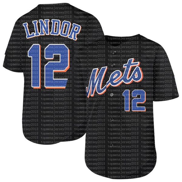 

new york mets 12 francisco lindor jersey jacob degrom 20 pete alonso jersey 6 jeff mcneil marcus stroman noah syndergaard jersey, Blue;black