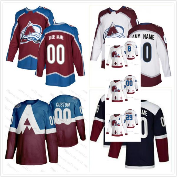 

colorado avalanche 2021 reverse retro jersey s-6xl cale makar nathan mackinnon rantanen gabriel landeskog girard nazem saad kadri toews, Black;red
