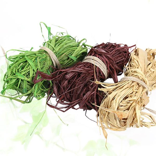 

gift wrap 3pcs natural protective decorative grass filling rope ornament cords box filler packing thread