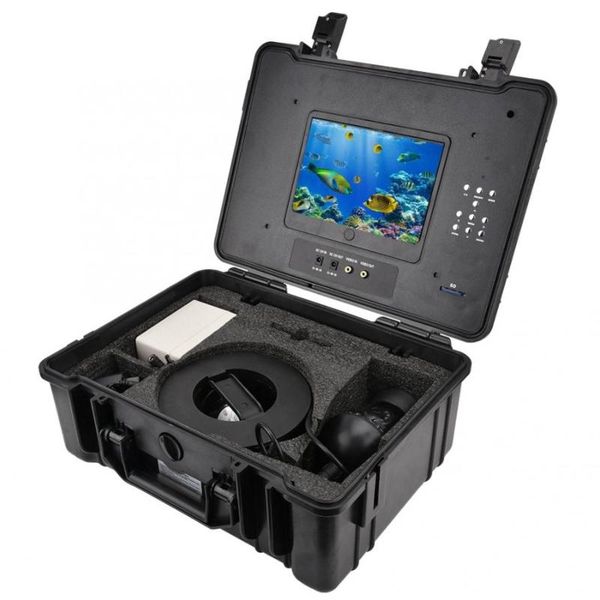 

7" 360 degree rotating 700tvl underwater fishing video camera fish finder with dvr