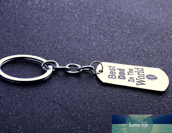 

alloy silver in color the world metal keychain keyring for dad - key chain ring jewelry father's day birthday giftd