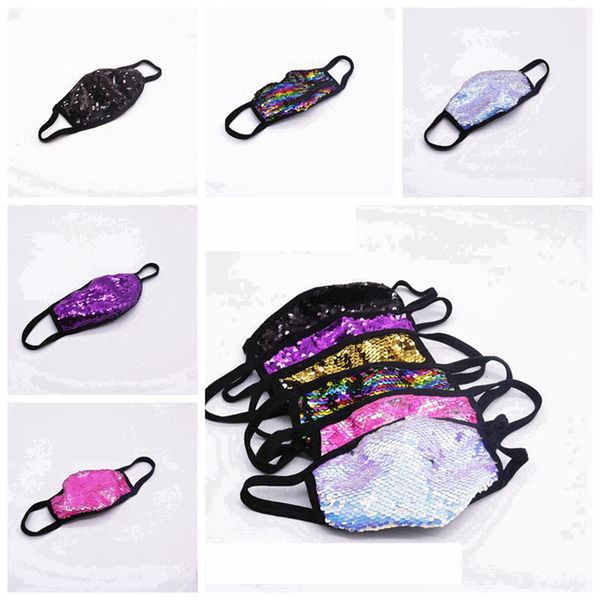 

ice suncreen sequin slik women masks for cotton cloth washable anti-dust reusable face breathable mask rra3262 fvqvq