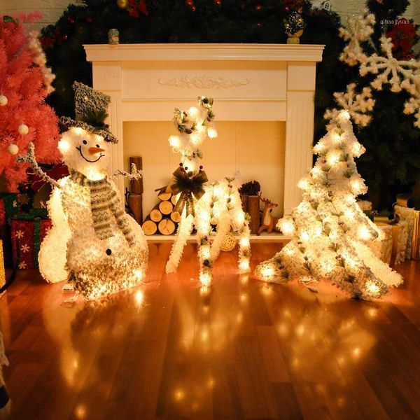 

new year christmas decorations for home xmas elk snowman doll christmas tree home decor 2021 navidad gifts kerst gifts1