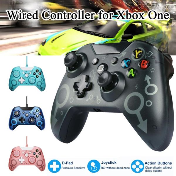 

usb wired controller controle for microsoft xbox one controller gamepad for xbox one slim pc windows mando joystick