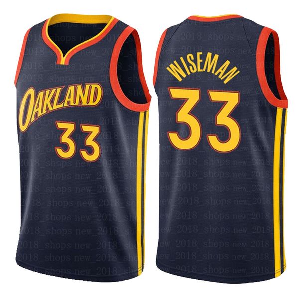 

james wiseman jerseys golden state warrior jersey stephen klay curry thompson draymond andre green lguodala basketball, Black;red
