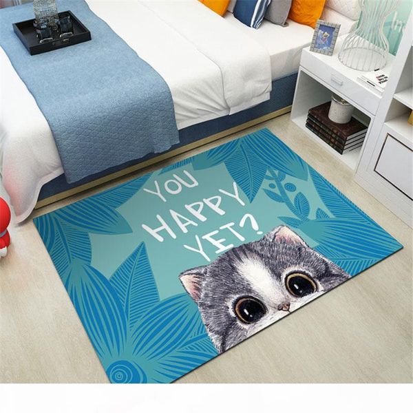 

cartoon series children carpet rectangle cat girl room rug cute rugs and carpets for home living room bedroom beside mat
