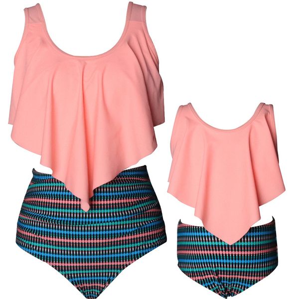 

new arrival swim wear parent-child swimwear womens girl fashion multiple colour summer swimming equipment beach two-piece suits
