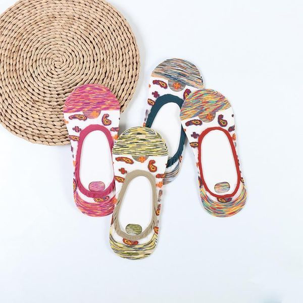 

dong ai translucent pattern low cut invisible socks for summer female lovely invisible young minimum order quantity 1 pair1, Black;white