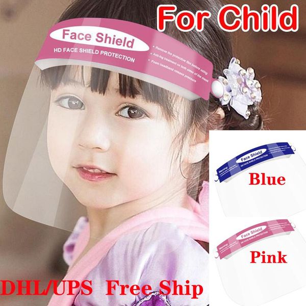 

clear protective anti-fog shield for safety mask protection full isolation transparent visor face prevent splashing children child kmmj