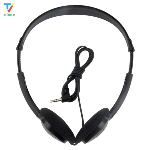 Gute Qualität Einweg Günstigstes Headset Kopfhörer F-Typ-Stecker kabelgebundene Kopfhörer Fabrik anpassen 3,5 mm für PC MP3-Telefon Großhandel