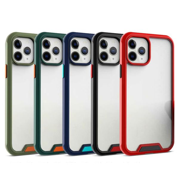 

cases for lg stylo 6 k51 k31 aristo 5 tribute monarch fortune 3 samsung a21 quality rubber frame mobile phone acrylic clear cover