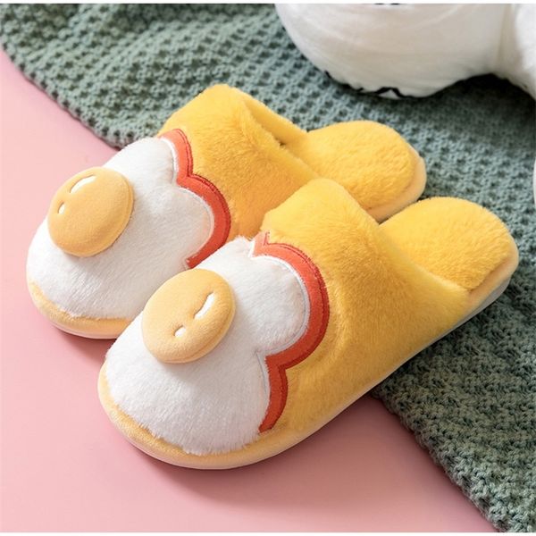 

зимние женщины фруктовые клубники тапочки теплые плюшевые персики мягкие подошвы женские туфли спальня скольжение на меховые скольжения дома, Black