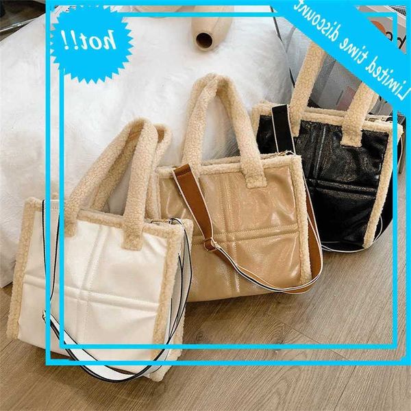 

fashion pu leather shoulder bag designer handbags winter warm crossbody for luxury trend soft hand bags women 2021