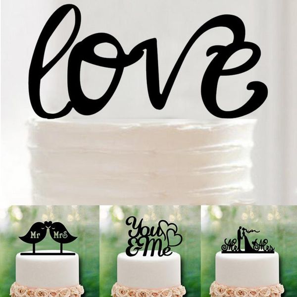 

acrylic cake er engagement party decoration black sculpture mariage wedding party