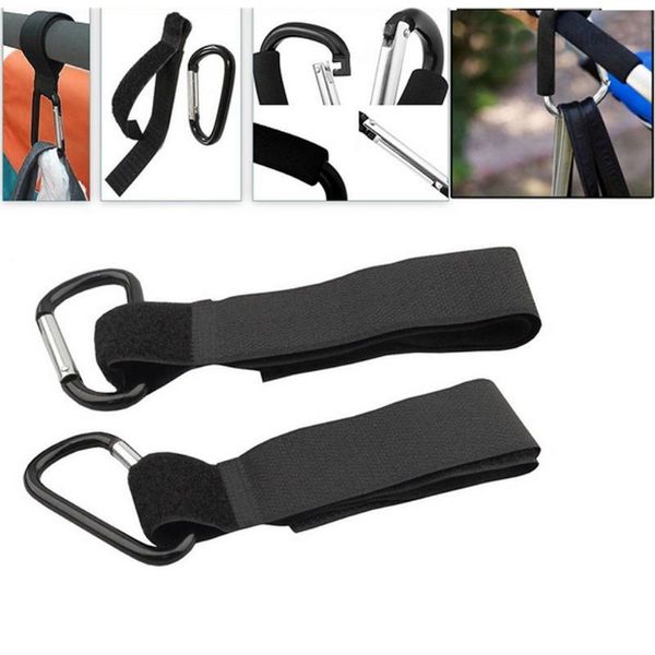 

hooks & rails 2pcs/set aluminum alloy shopping bag pram hanger grocery holder carrier home kitchen accessories