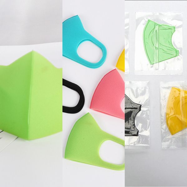 

u in designer face hours mask ship washable reusable children kids sponge masks pm2.5 black mascarillas protective 8u