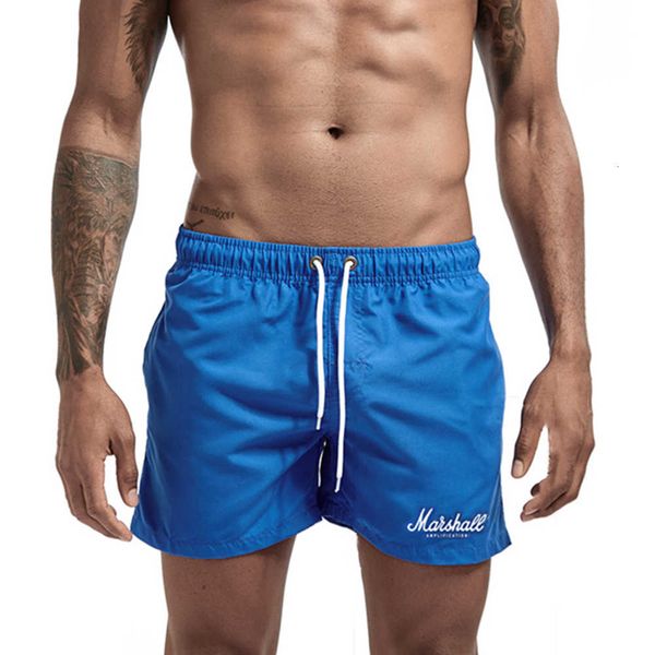 

2020 new mens beach swim trunks summer gauze inside swimming shorts for men swimwear man swimsuit bathing wear surf boxer, White;black