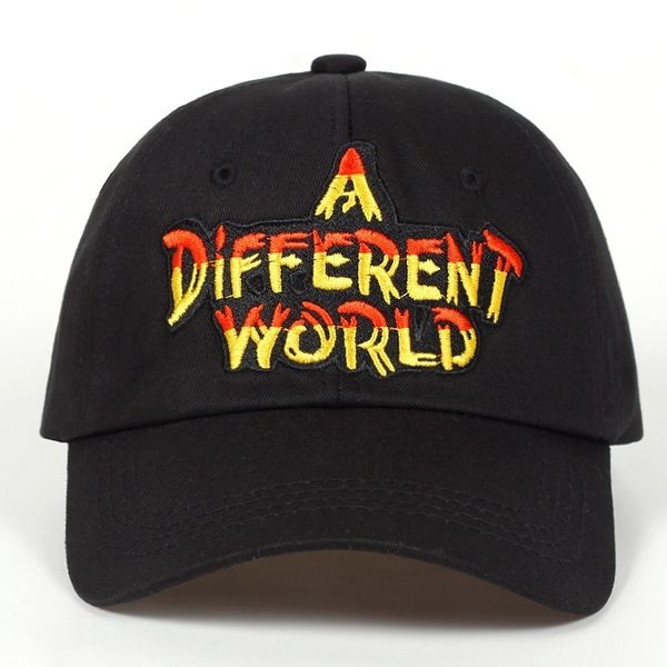 

new purple multi color a different world dad cap men women cotton baseball cap bone snapback trucker hat, Blue;gray