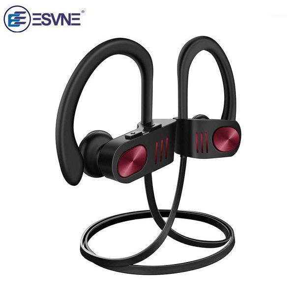 

esvne hifi stereo wireless headphones bluetooth 5.0 ipx7 waterproof headset sport earbuds noise canceling headphone1