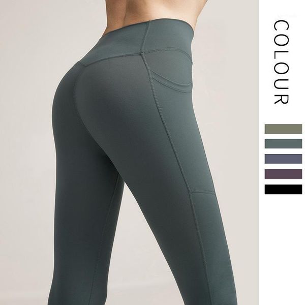 

hanchaoliu yoga outfits female fitness pants women high-waist no embarrassment line sports gym leggings comfortable quality fabric1, White;red