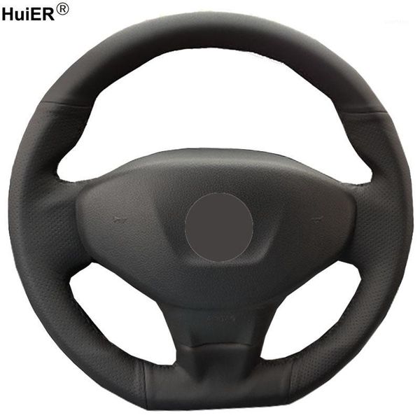 

huier hand sewing car steering wheel cover microfiber leather for elysee c-elysee 2014 new elysee 301 2013-20201