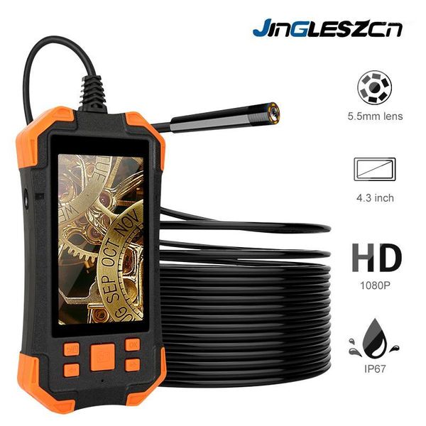 

1080p hd digital 4.3 inch lcd 4cm-5m focal distance snake camera 3000mah video inspection camera with 6 led1