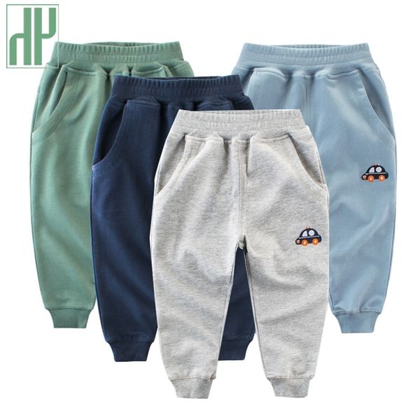 

baby boys pants casual sport pants cotton boys long warm children trousers fall embroidered solid kids harem pants 2 6 8 year lj200812, Blue