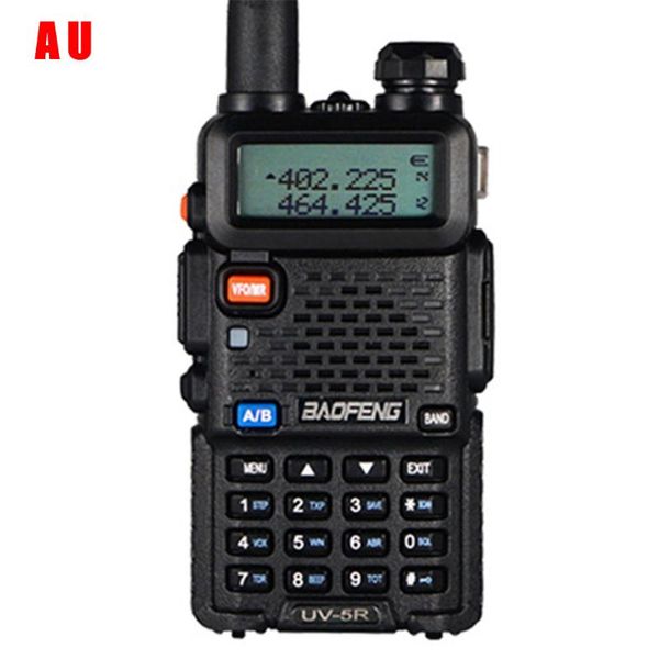 

100v ~ 240v strong penetration powerful uv-5r 8w walkie talkie vhf uhf transceiver with headphones for baofeng dtmf encoded