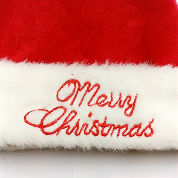

thicker caps red embroidered christmas merry for 1pc kids xmas decor new year's gifts home party hats 4f4xyc92