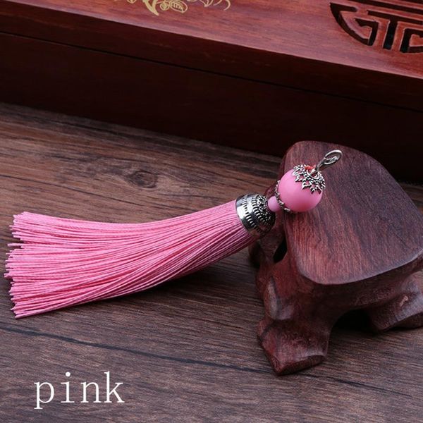 

12pcs lot small lobster clasp tassel silk fringe sewing alloy head decorative tassels for curtains home decoration accessories h qyldxp