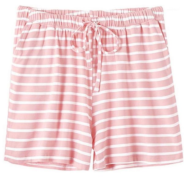 

2020 summer fresh shorts sleep bottoms women soft cotton women home pajamas pants shorts pyjamas1, Black;red