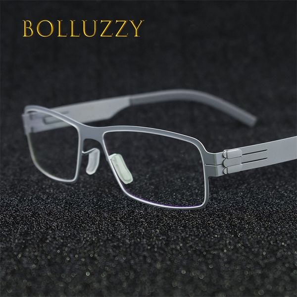 

men women no screw no welding eyeglasses frame full rim optical prescription reading finding degree eye glass wear for men women t200428, Silver