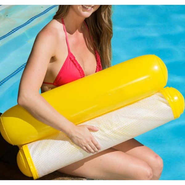 

горячие обновления надувной гамак плавание матрас бассейн поплавок воды поплавок шезлонг стул плавательный бассейн надувной круг взрослый ча