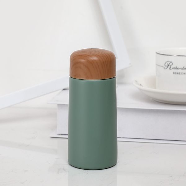 

vacuum cup stainless steel portable modern water mug wood creative new style coffee tumbler factory direct selling 15 5ck p1