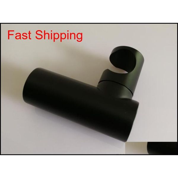 

matte black brass handheld shower holder support rack with or without hose connector wall elbow uni jllmsn lajiaoyard