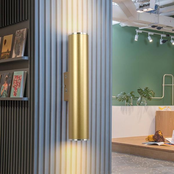 

thrisdar nordic golden up down led wall light l bar kitchen bathroom wall lamps personality corridor aisle stair sconce