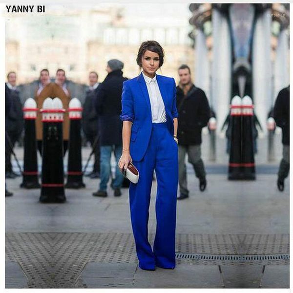 

women's suits & blazers women pant casual office business formal work wear royal blue elegant summer spring custom made1, White;black