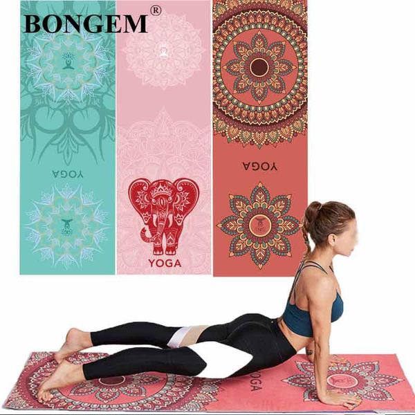 

yoga mats mat towel printed non slip fitness workout cover for pilates gym blankets