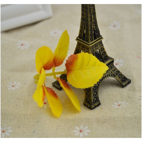 

10шт шелковые розы листья поддельных зеленых листьев рождественские невесты брошь для домашнего декора свадьбы diy подарки скрапбукинг искус