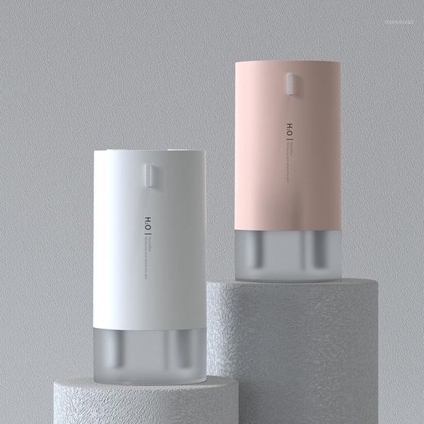

double nozzle usb air humidifier 430ml water capacity cool mist maker fogger with night light ultrasonic humidificador1
