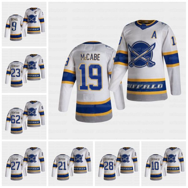 

4 taylor hall youth buffalo sabres 2021 reverse retro rasmus dahlin jeff skinner victor olofsson sam reinhart zemgus girgensons colin miller, Black