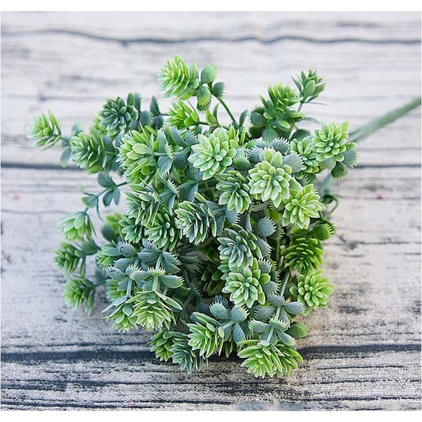 

28 heads succulents artificial plants fall fake leaves plastic succulent plants lotus grass for garden wedding decoration a5029 f bbyity