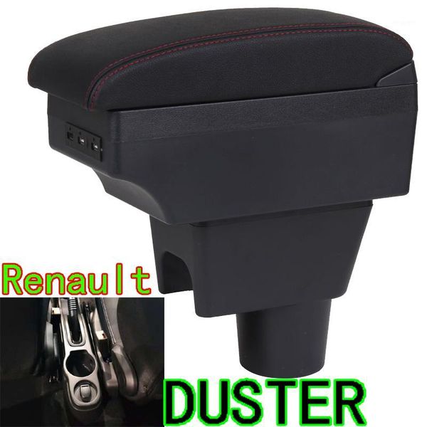 

car organizer for duster armrest box automotive interior accessories original hand chargeable usb punch rest1