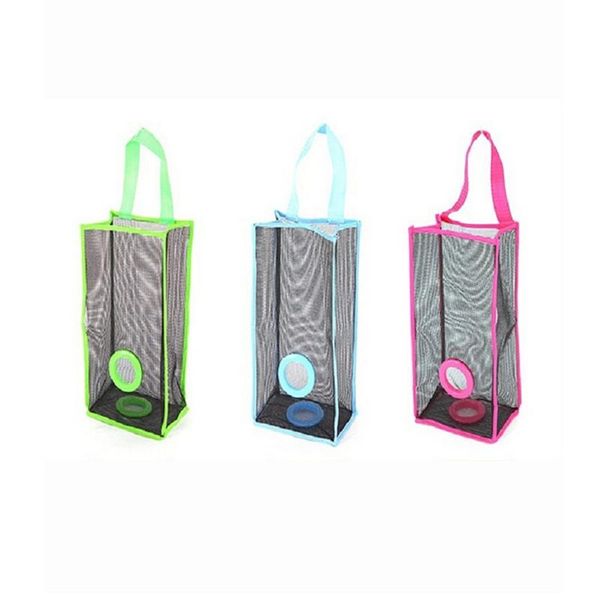 

storage bags breathable nylon garbage rubbish hanging kitchen packing trash can household cleaning tools