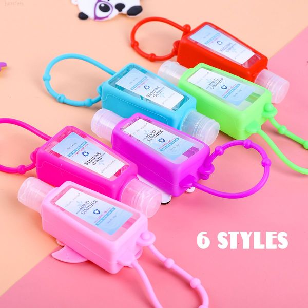 

gel 30ml quick-drying cartoon silicone antibacterial portable disinfection hand sanitizer at home