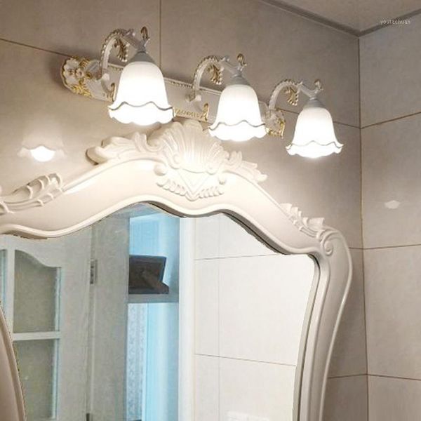 Lampada da parete Specchio Luce frontale Bagno LED Cabinet Dresser Sconce Luci da parrucchiere impermeabili1