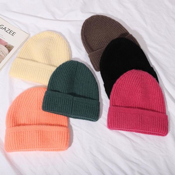 

beanie/skull caps wool hat, Blue;gray