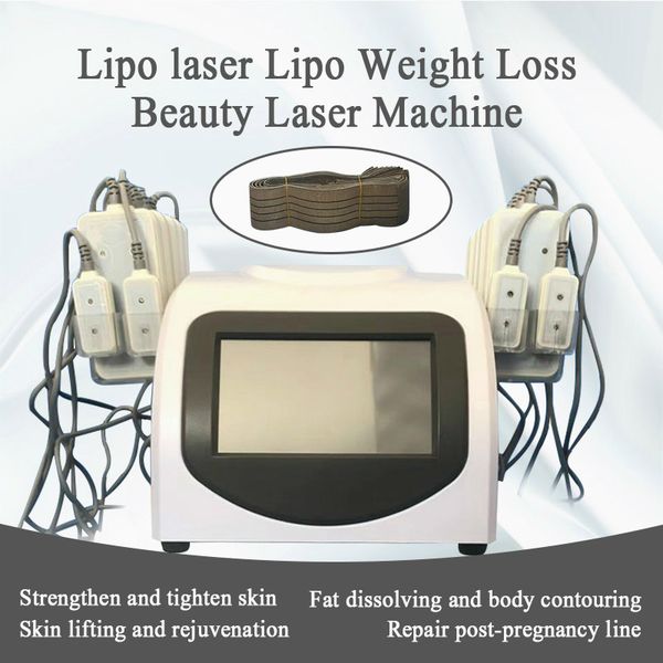 

portable home lipolaser professional slimming machines 10 largepads 4 smallpad lipo laser beauty equipment device for weight reduce