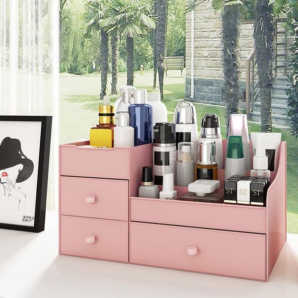 

home makeup органайзер для хранения ящик для хранения ювелирные изделия косметика акриловый макияж ногтей польская помада кейма для губной п