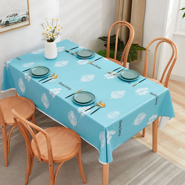 

waterproof, oil proof and wash nordic ins style sub net red tablecloth pvc plastic cover cloth desk mat
